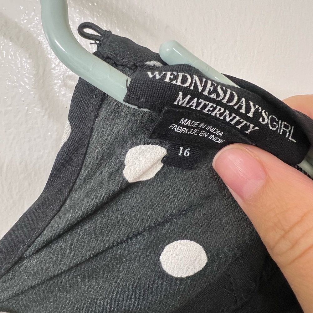 ASOS Maternity mini polka-dot dress